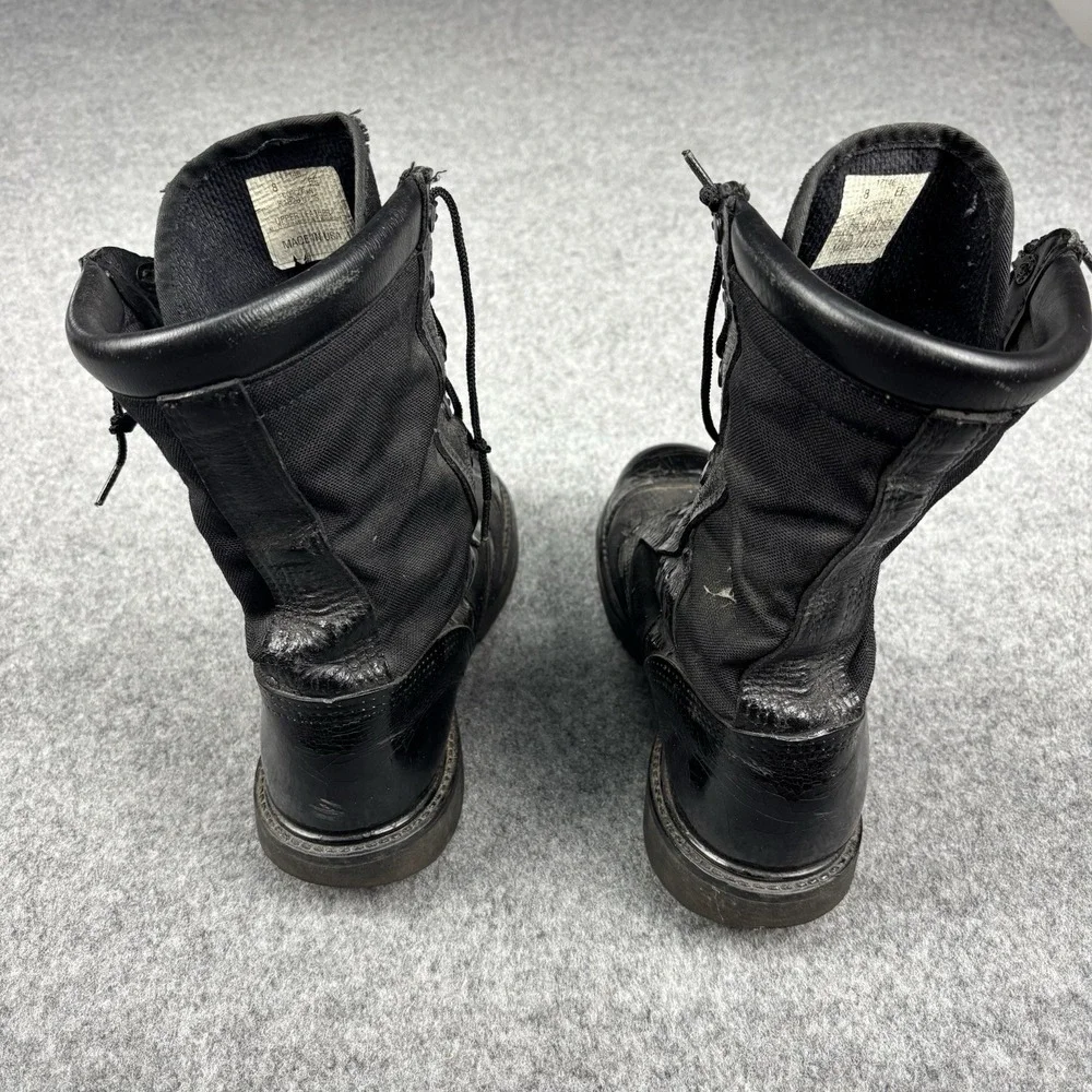 Vintage Corcoran Jump Boots Mens 8 EE‎ Black Leather Combat Military USA Made